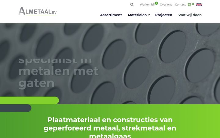Screenshot of almetaal.com