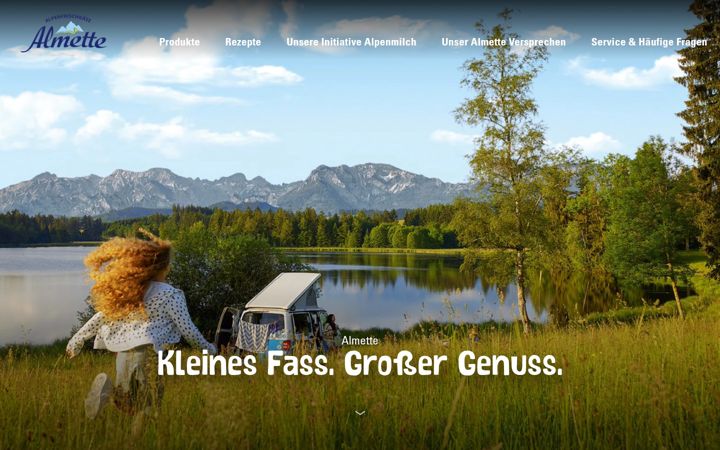 Skärmbild av almette.de