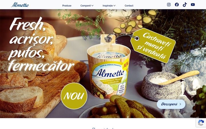 Screenshot of almette.ro