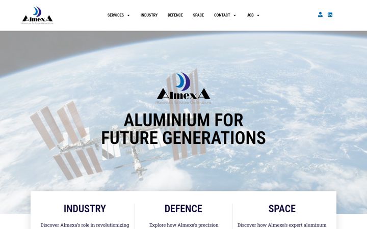 Screenshot of almexa.dk