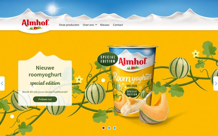 Screenshot of almhof.nl
