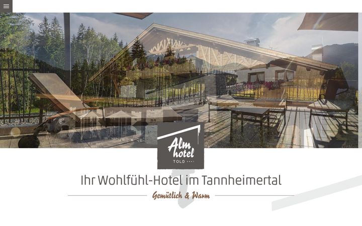 Screenshot of almhotel-tannheimertal.at