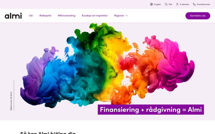 Screenshot of almi.se