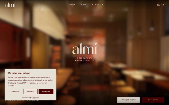 Screenshot of almiberlin.de
