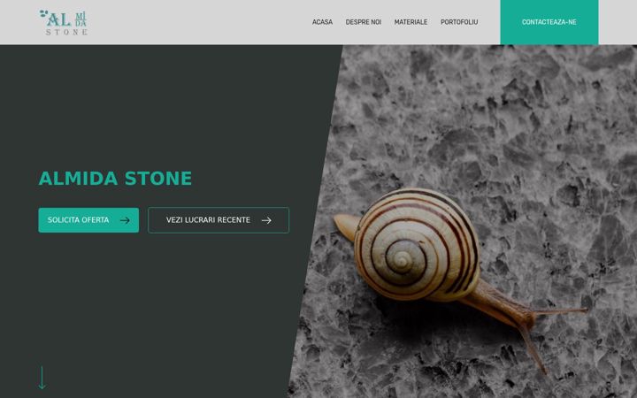 Screenshot of almidastone.ro