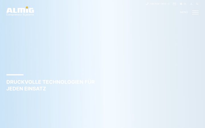 Screenshot van almig.de