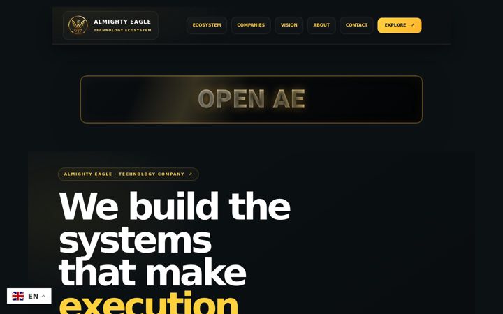 Screenshot of almightyeagle.com