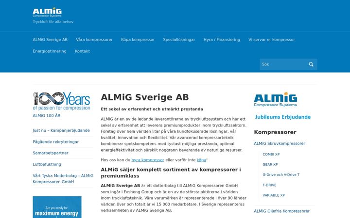 Captura de pantalla de almigsverige.se