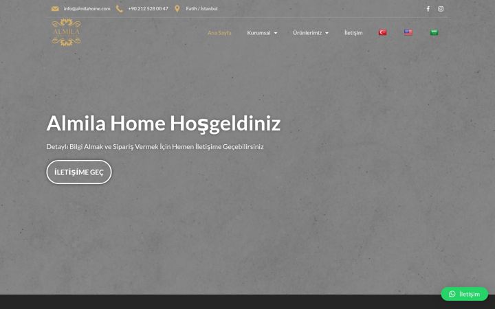 Screenshot of almilahome.com