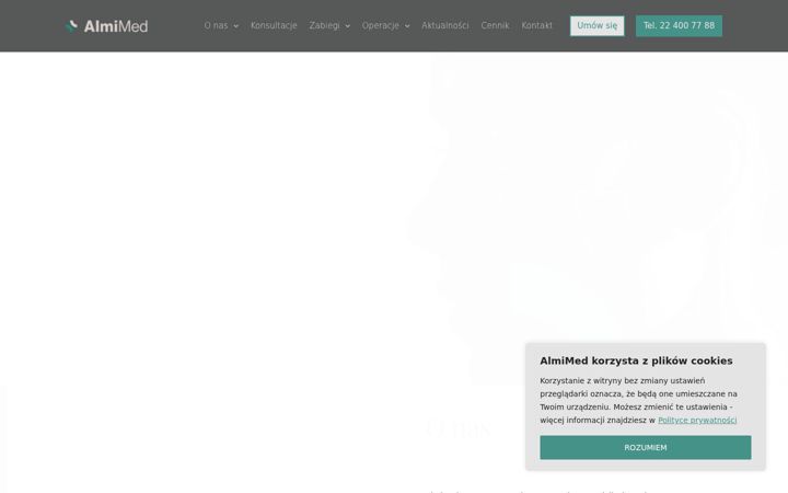 Captură de ecran a almimed.com