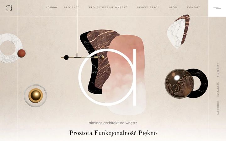 Screenshot of alminas.pl