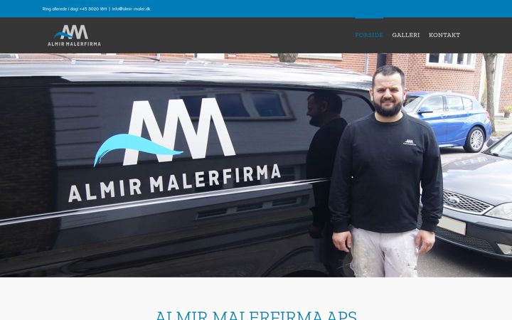 Screenshot of almir-maler.dk