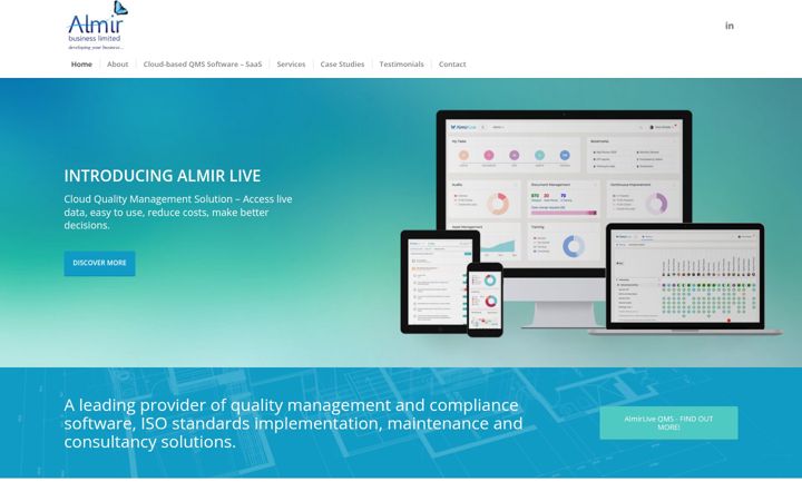 Screenshot of almir.ie