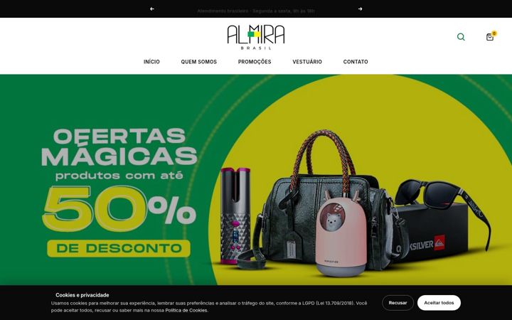 Snímek obrazovky almirabrasil.com