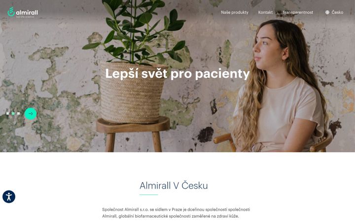 Screenshot of almirall.cz