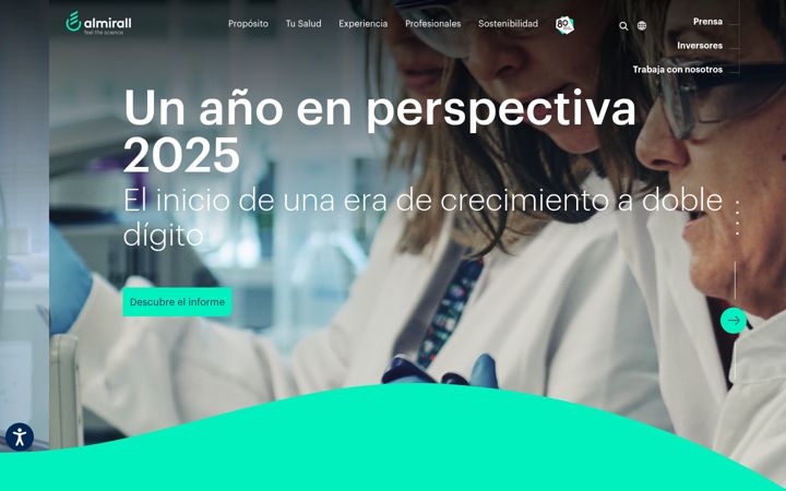 Screenshot of almirall.es