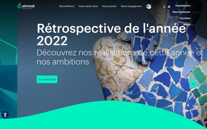 Screenshot of almirall.fr