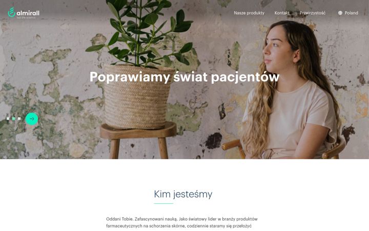 Screenshot von almirall.pl
