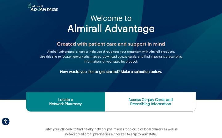 Screenshot of almiralladvantage.com