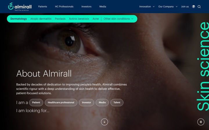 Screenshot of almiralldigitalgarden.com