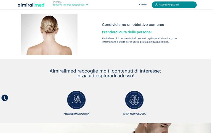 Screenshot of almirallmed.it