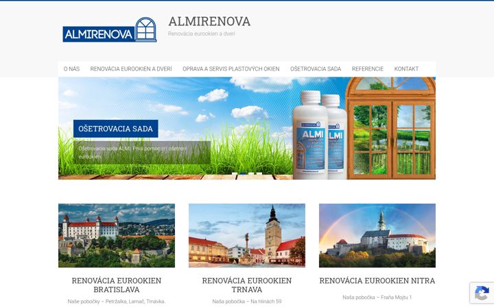 Screenshot of almirenova.eu