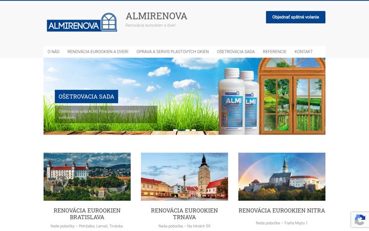 Screenshot of almirenova.sk