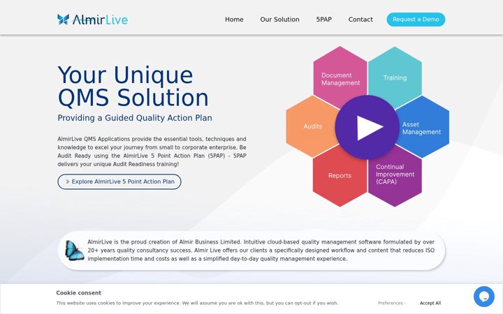 Screenshot of almirlive.com