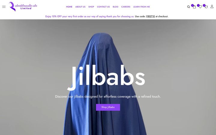 Screenshot of almithaaliyah.com
