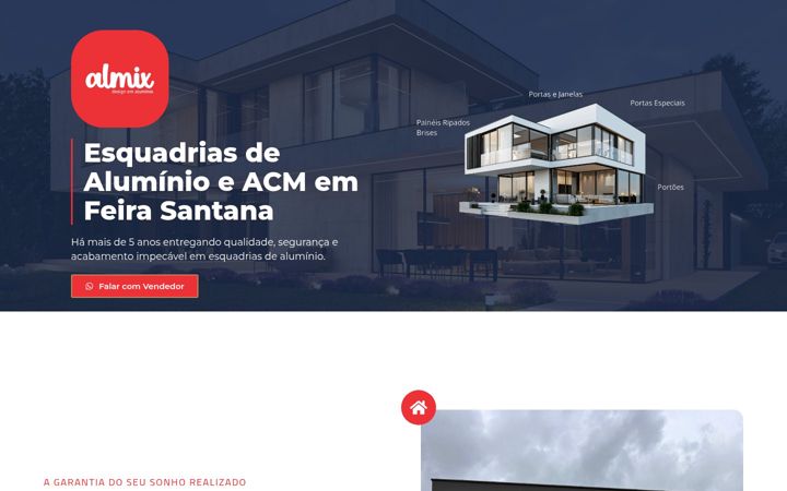 Screenshot of almixfs.com.br