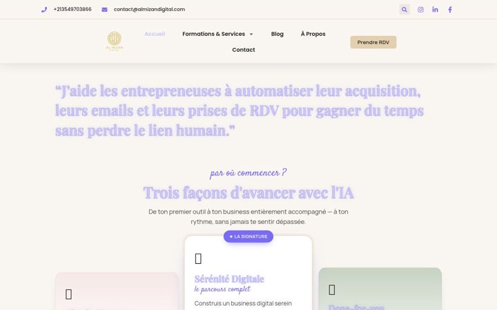 Screenshot of almizandigital.com