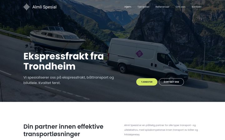 Screenshot of almlispesial.no