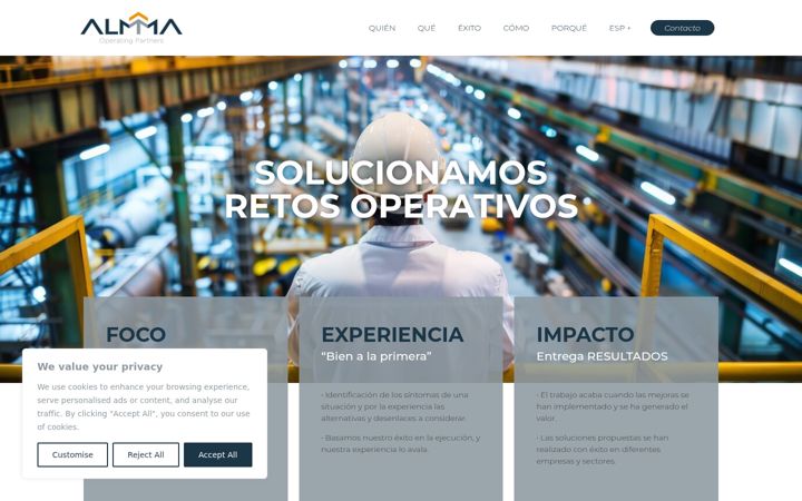 Screenshot of almmaop.com