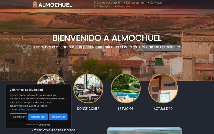 Screenshot of almochuel.eu