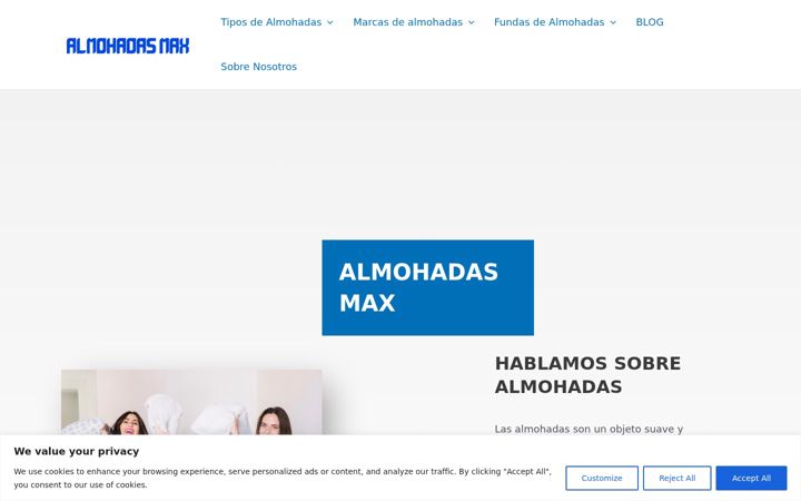 Screenshot von almohadasmax.com