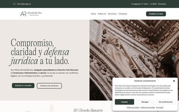 Screenshot von almohallaros.com