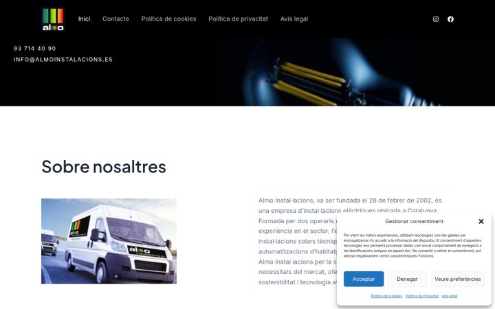 Screenshot of almoinstalacions.es
