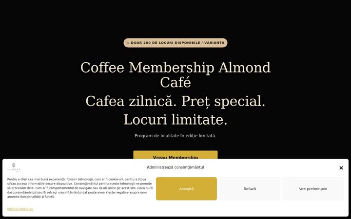 Screenshot of almond.cafe