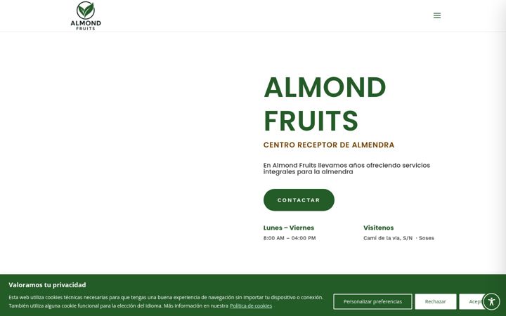 Screenshot of almondfruits.es