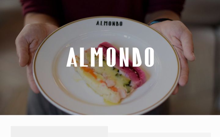 Snímek obrazovky almondotrattoria.it