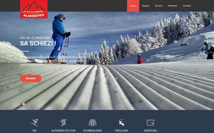 Screenshot of almontes.ro