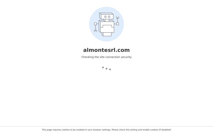 Screenshot of almontesrl.com