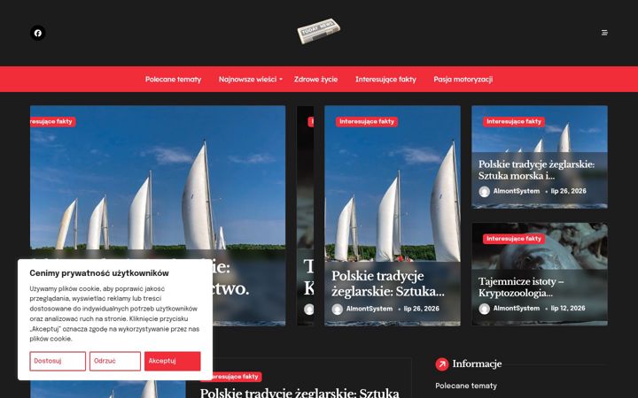 Snímek obrazovky almontsystem.com.pl