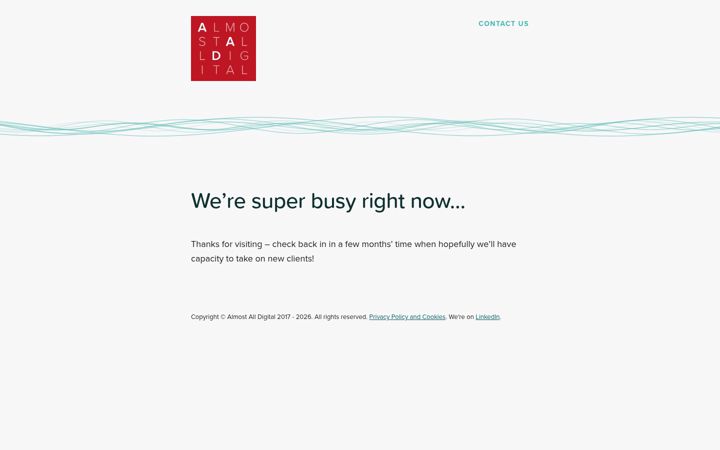 Screenshot of almostalldigital.co.uk