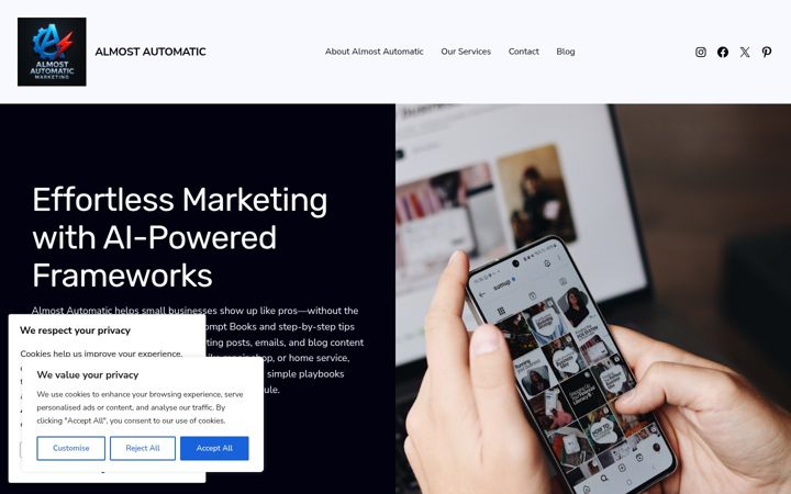 Screenshot of almostautomatic.com