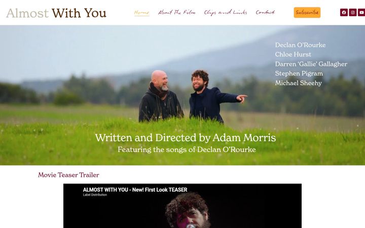 Screenshot of almostwithyou.com