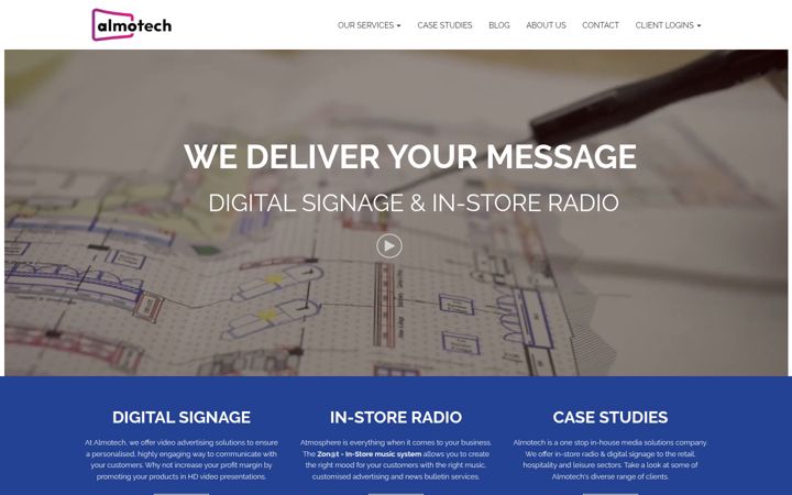 Screenshot von almotech.com