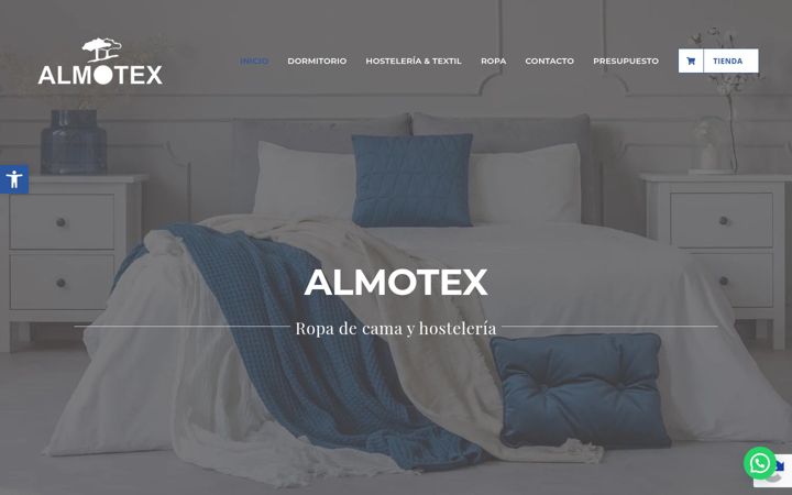 Skærmbillede af almotex.es