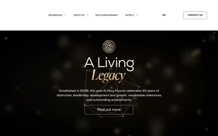 Skærmbillede af almouj.com