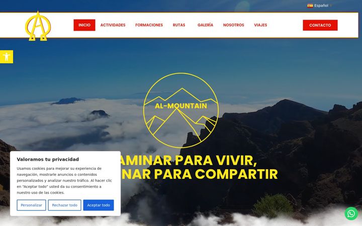 Screenshot of almountain.com